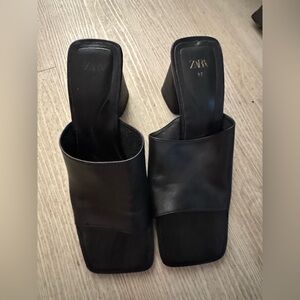 Zara Black Women's Mules